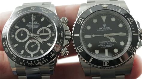 rolex daytona vs submariner|Rolex 126500ln.